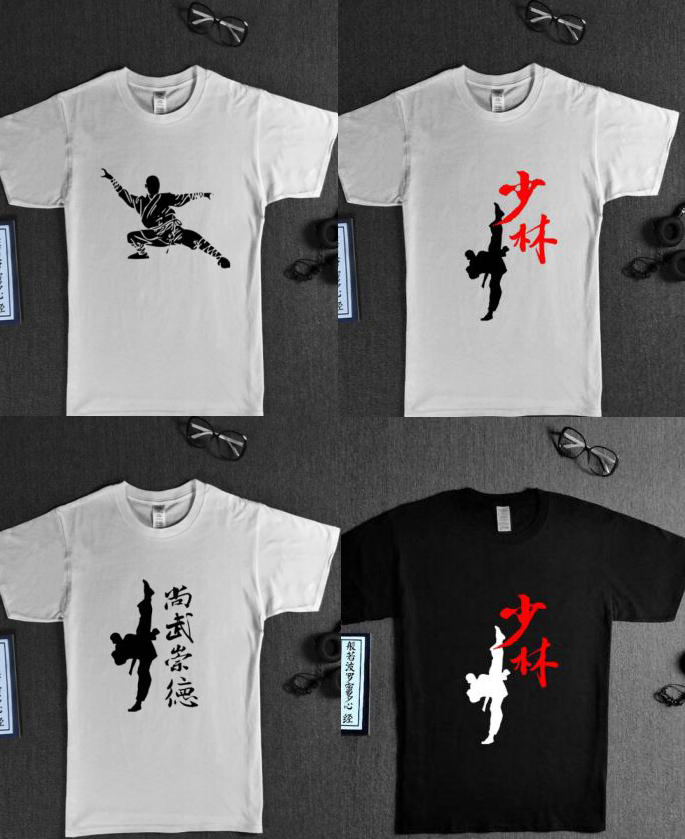 shaolin kungfu T-short which can bring good luck and blessings for you